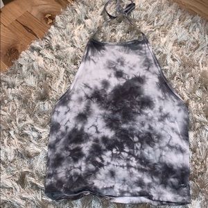 AE Tie dye crop top - halter size M